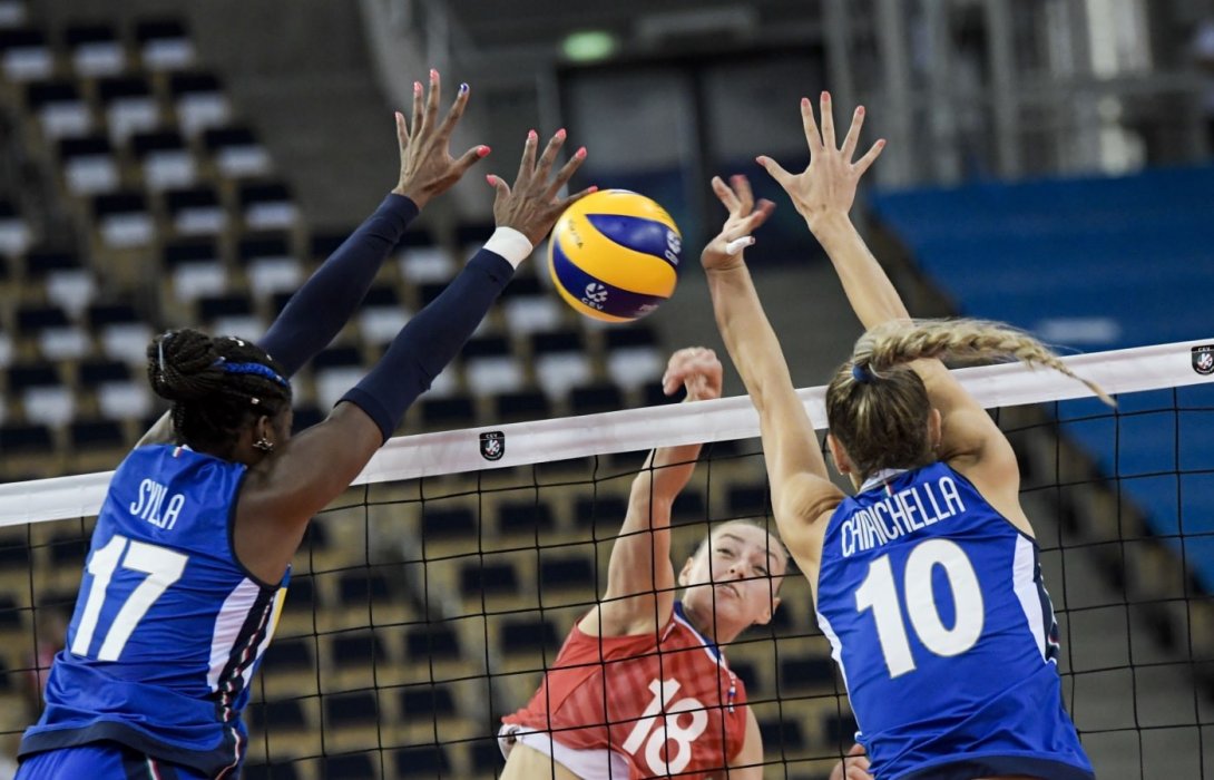 Volley Championnat D'Europe 2021 aux Féminins Finale et match de